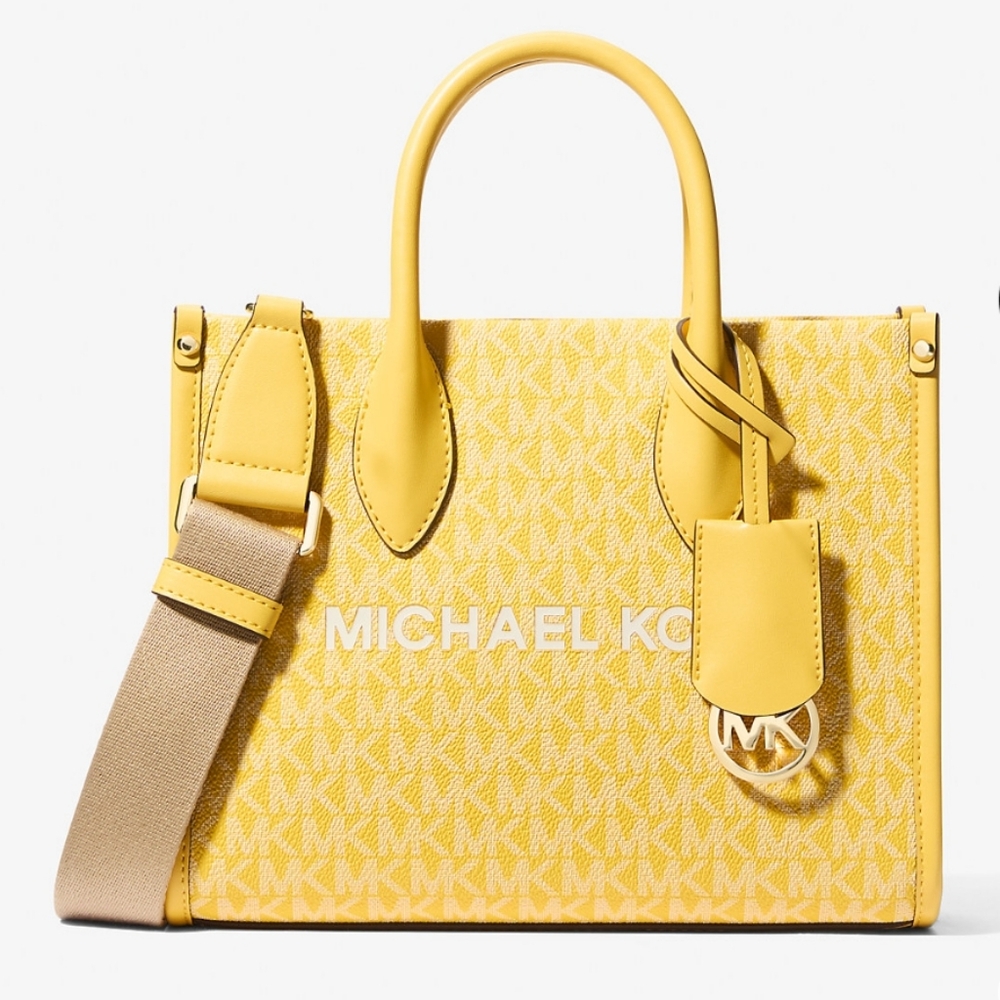 Michael Kors Mirella Small Signature Logo Crossbody Bag - Picture 1 of 10